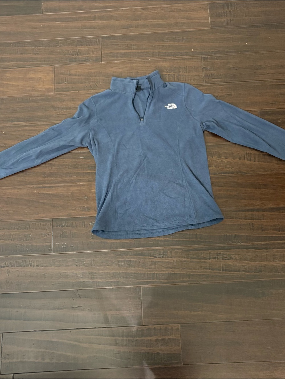 The North Face Men’s Navy Blue Half-Zip Fleece Pullover